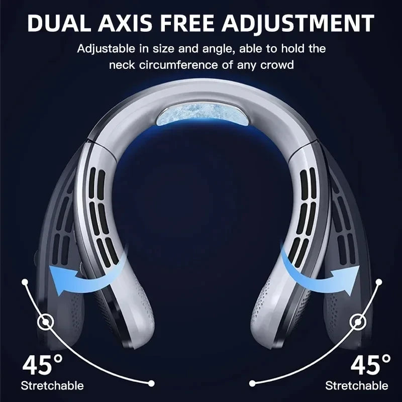 Portable Bladeless Neckband Fan TrendyApparel