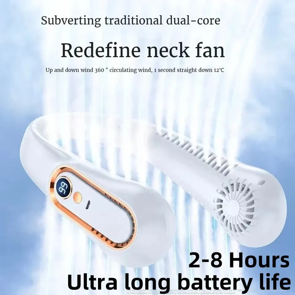 Portable Bladeless Neckband Fan TrendyApparel