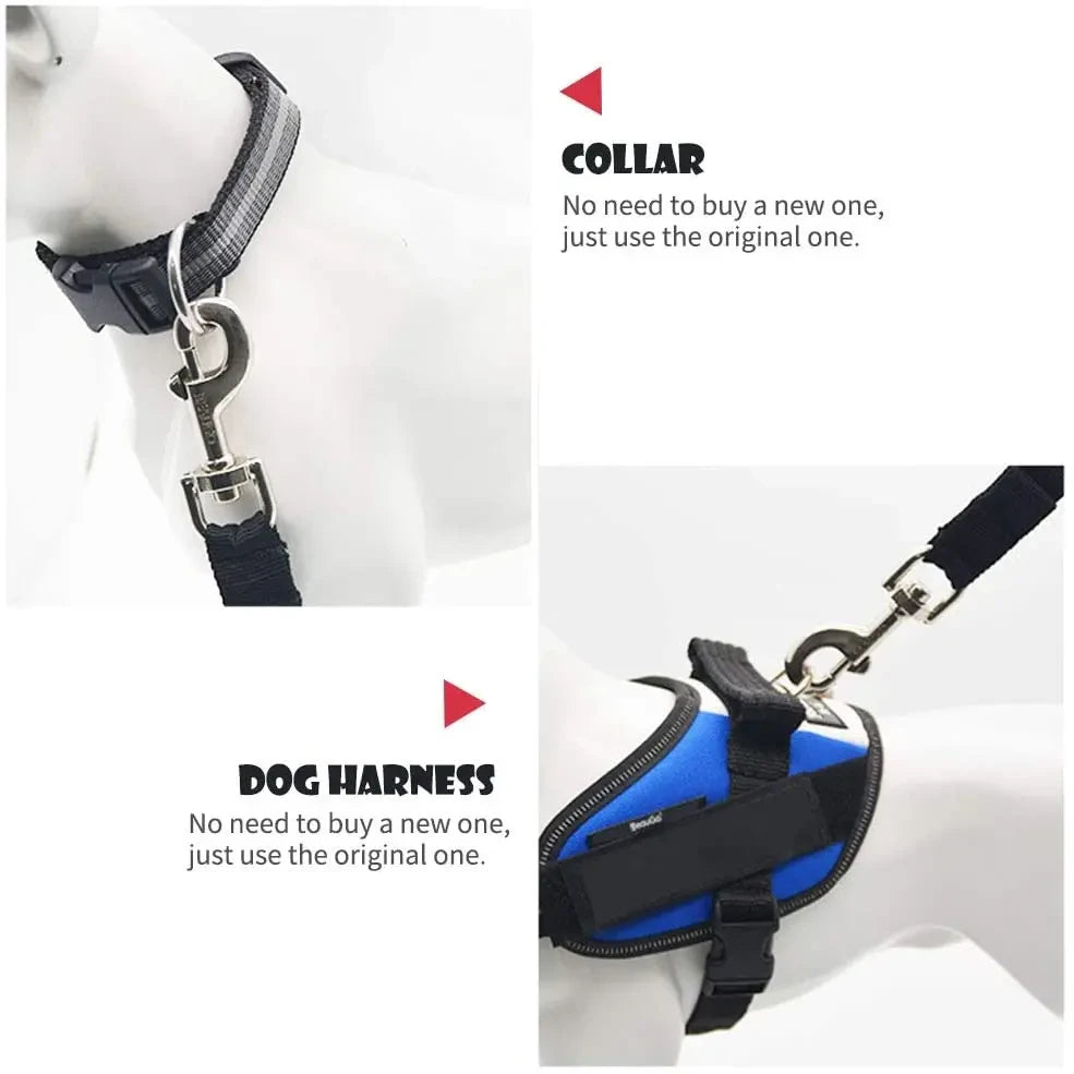 Adjustable Pet Car Safety Belt TrendyApparel