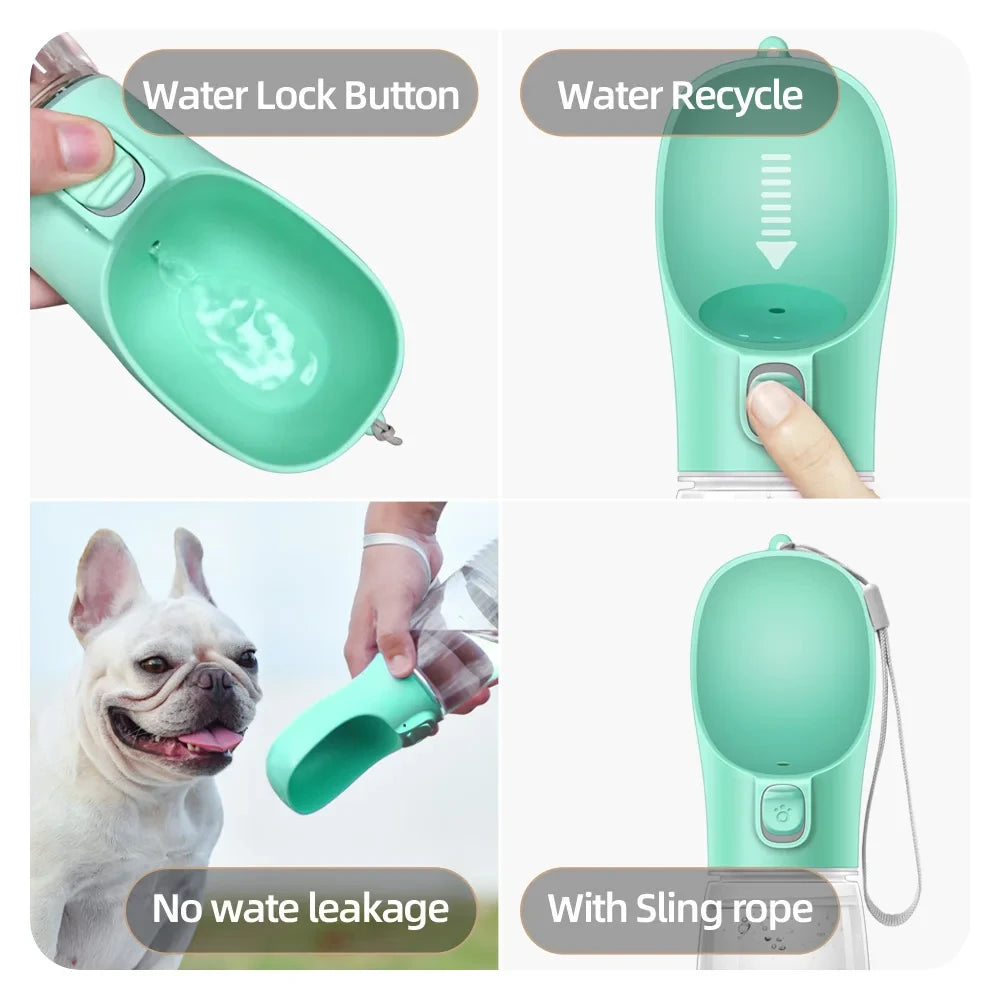 Portable Leakproof Pet Water Bottle TrendyApparel